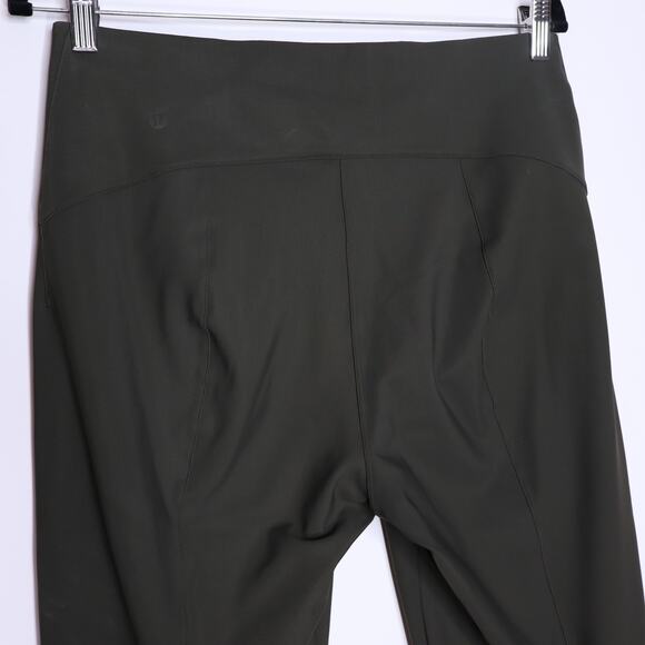 LULULEMON Here to There High-Rise 7/8 Pant Dark Olive Performance Women's 12 - Picture 7 of 9